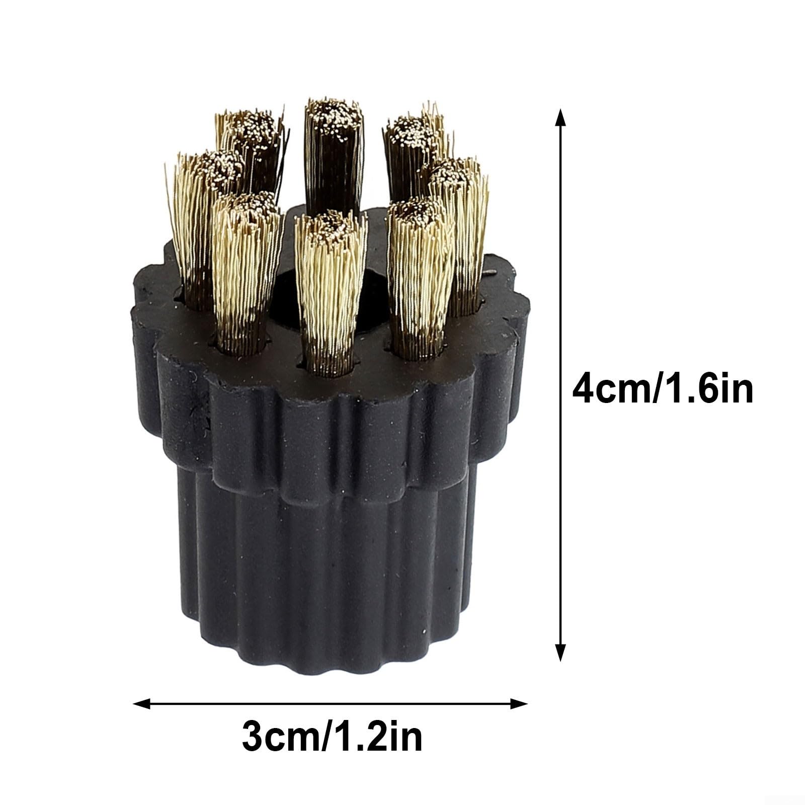 Testine Di Ricambio In Ottone Per Scopa A Vapore X5 - 2 Pezzi - Per Pulizie Profonde E Ostinate