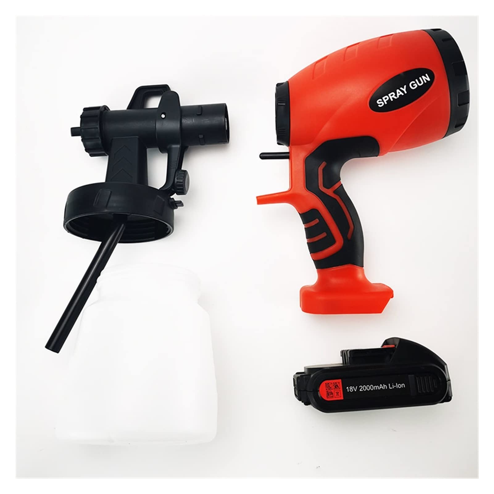 Pistolet do malowania natryskowego 2000mAh bezprzewodowa bateria litowa pistolet natryskowy wysoki ciśnienie Przenośne dezynfekcja rozpylająca pistolet(European regulations)
