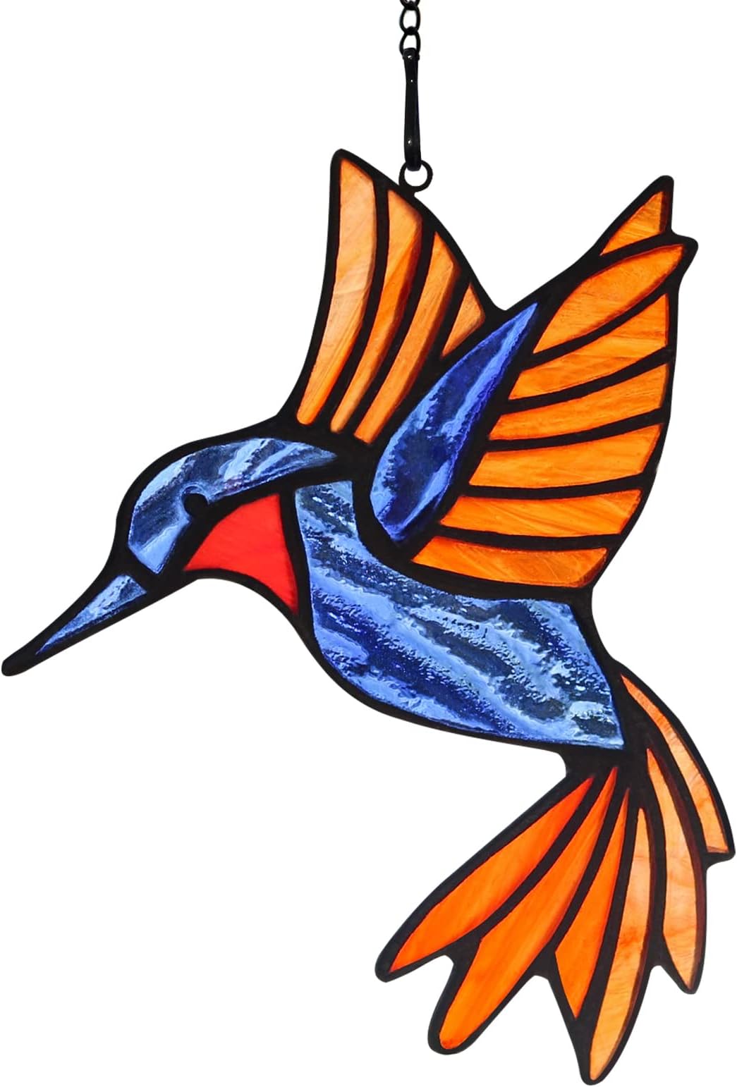 Hummingbird Stained Glass Window Hangings, Birds Stained