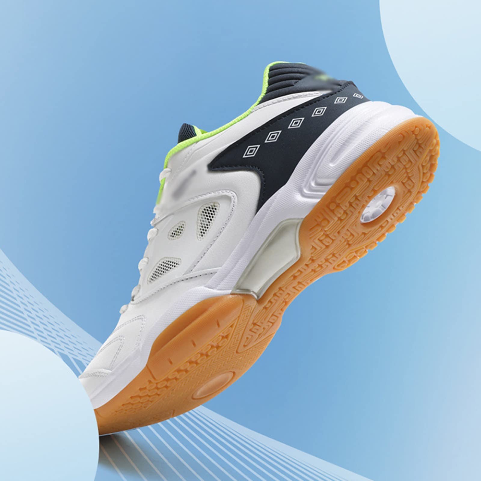 AIRFUL Zapatos Deportivos de Tenis y Raqueta para Hombre, Zapatos de Entrenamiento de cancha Interior, Tenis de Squash, Tenis atléticos, Zapatos de Entrenamiento para cancha Interior y Exterior