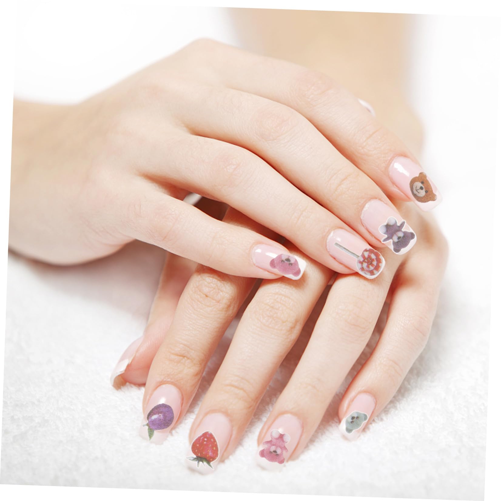 VICASKY 2 Set Adesivi Colorati Tema Fiori Per Manicure E Te Per Appassionati Nail Art E Professionisti 12 Scatole*2