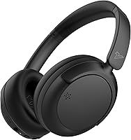 VOKALEN Hyper GO Wireless Over-Ear ANC Headphones: 60H Playtime, Hi-Res Audio, 189g Lightweight, App EQ, 3D Sound for Travel & Work (Black)