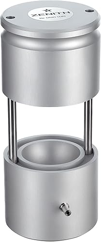 Miniatura 7 de Prensa de bolas de hielo para cócteles perfectos. Crea bolas cristalinas de 2.165in, tu barra de casa, plata