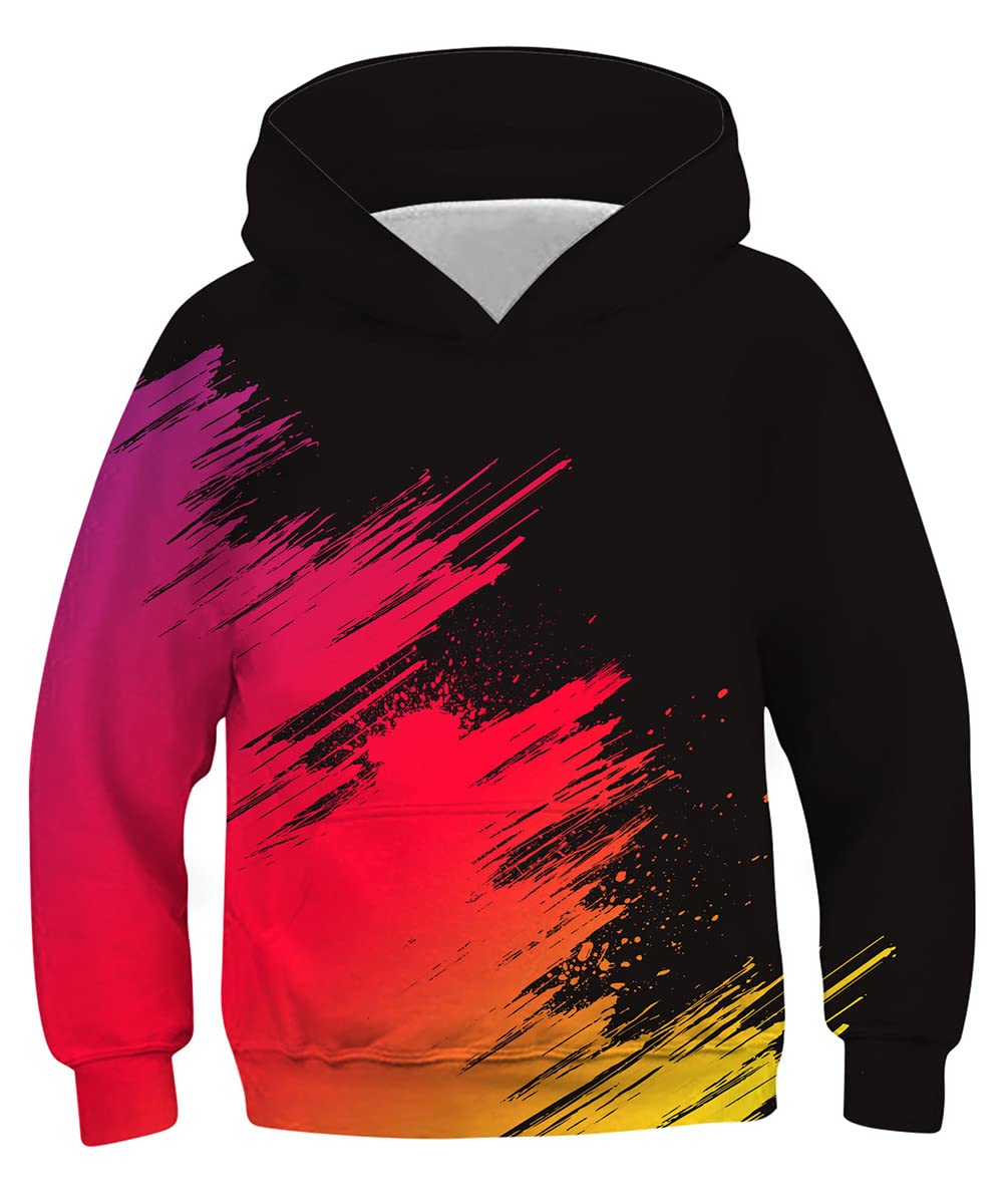 Lovekider Boys Hoodie Kids 3D Print Graphic Pullover Sweatshirt 6-16 Years