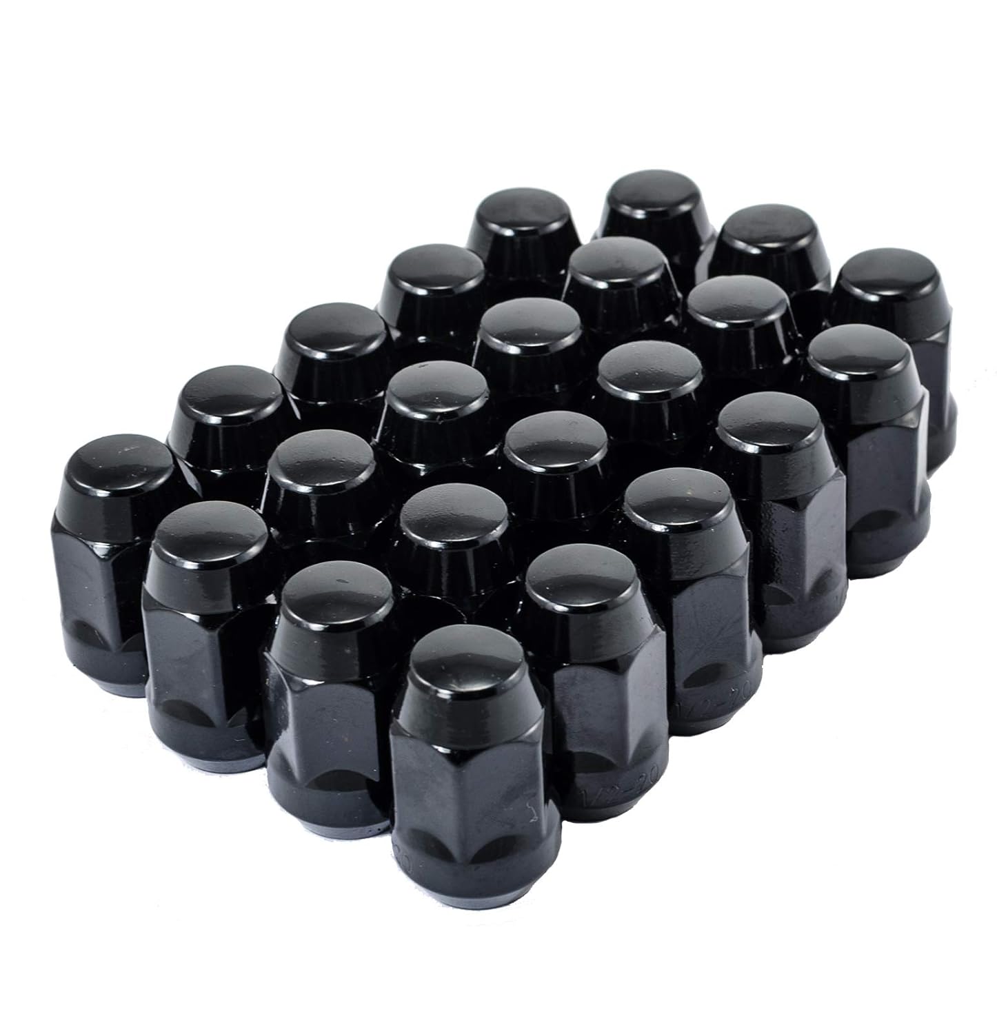 23pcs Black Wheel Lug Nuts 1/2"20 Replacement for Jeep Wrangler TJ YJ CJ JK