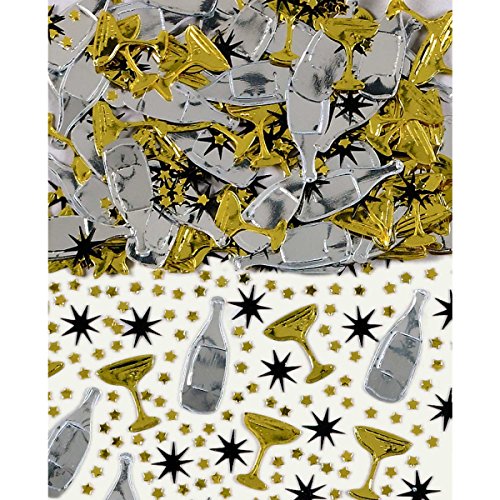 amscan9900847 Confetti Champag B/S/G 14g emb