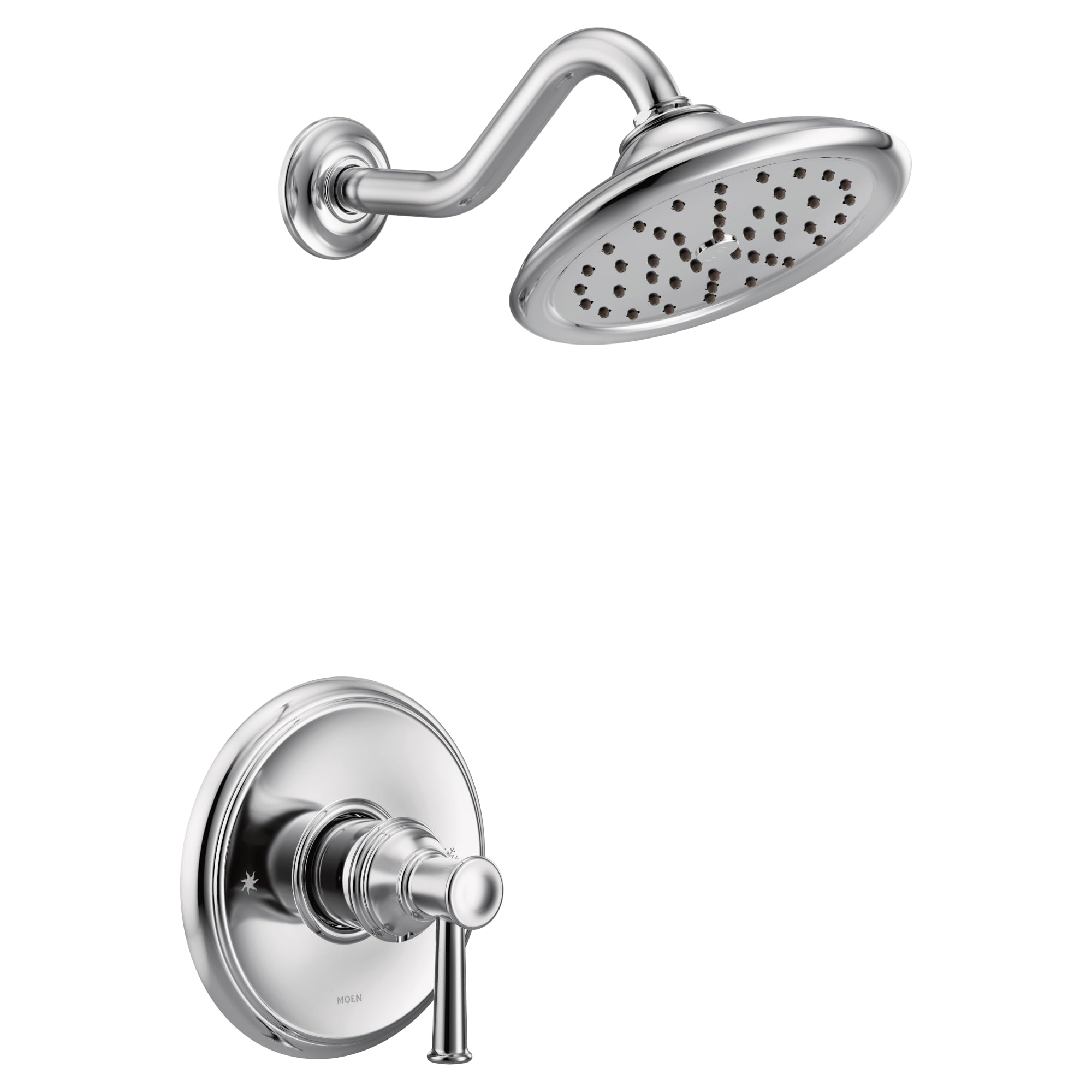 Moen UT3312 Belfield M-CORE 3-Series 1-Handle Shower Trim Kit, Valve Required, Chrome
