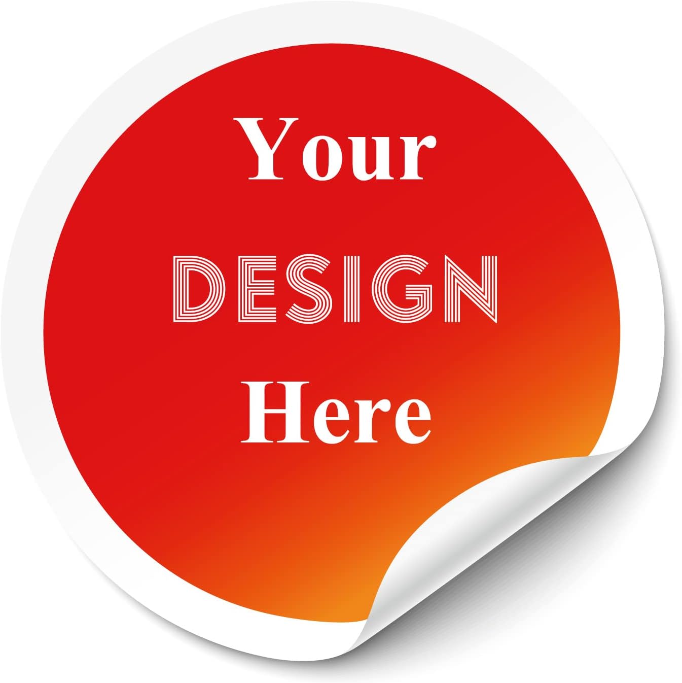 150 Custom Stickers for Business Logo, Personalized Stickers with Any Image Logo