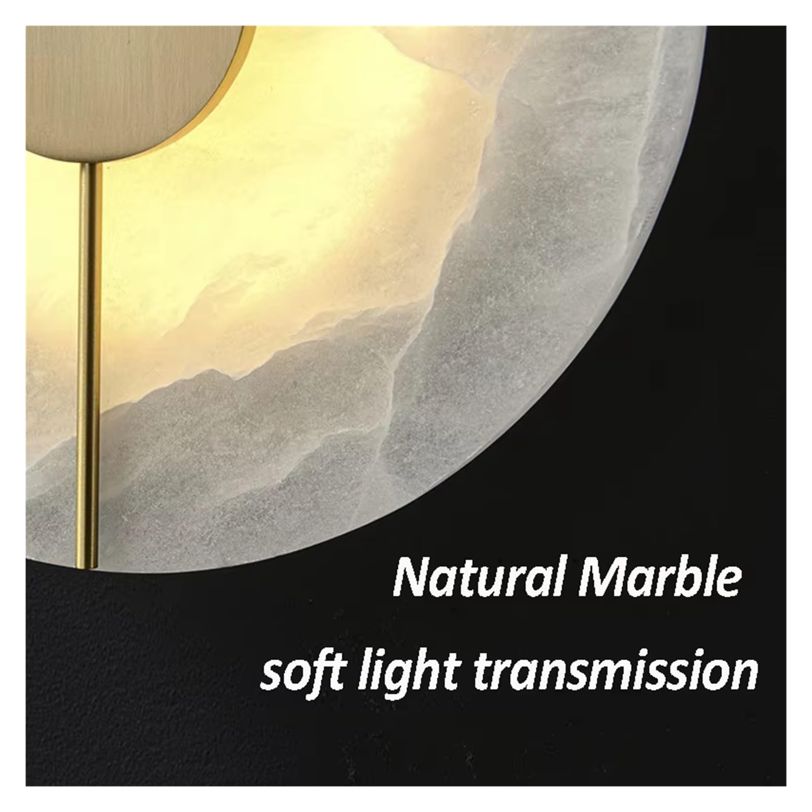 Applique Nordic Creative in Marmo, Rame E Oro, Moderna, per La Decorazione di Casa E Appartamento, Stile Semplice, con LED Bianchi, per Soggiorno.