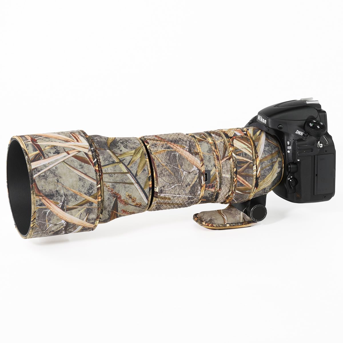 CHASING BIRDS Manteau de lentille de camouflage imperméable pour SIGMA 150-600 mm F5-6.3 DG OS HSM Housse de protection contemporaine imperméable (camouflage roseau, avec 2.0X TC (TC-2001))