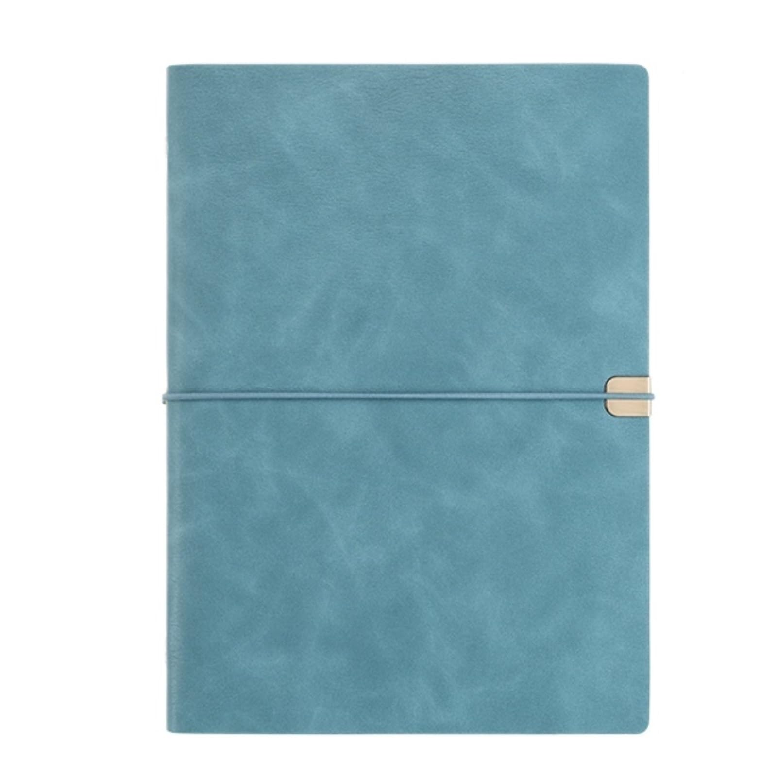 Cahier Bloc-Notes Cahier À Feuilles Mobiles A5 avec Cordon, Agenda Simple for Les Études Matériel de Dessin(Blue)