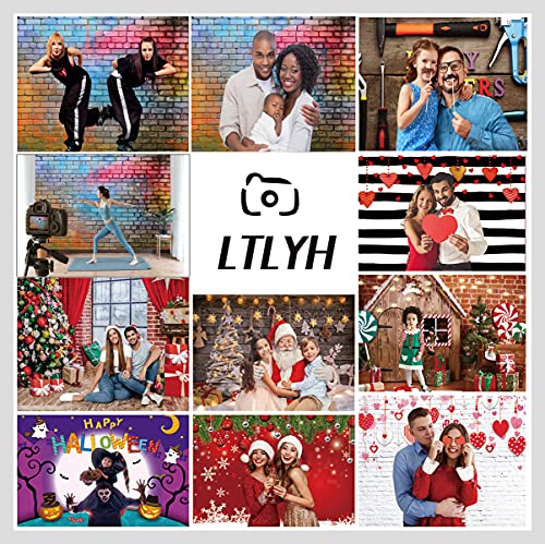 Ltlyh 7X5Ft Colorful Brick Wall Photo Backdrop Baby Birthday Wedding Party Photography Background Decor Studio Photo Booth A081 #TOP3