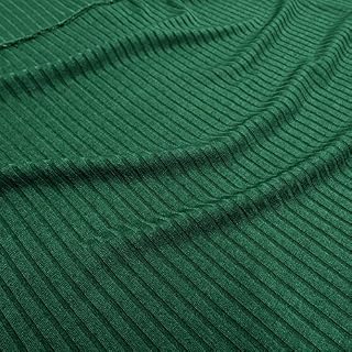 Black Jersey Fabric by The Metre Rib Knit Stretch Elastane Material for Sewing Dress-Making Embroidery Quilting 140CM Wide - 1 Metre