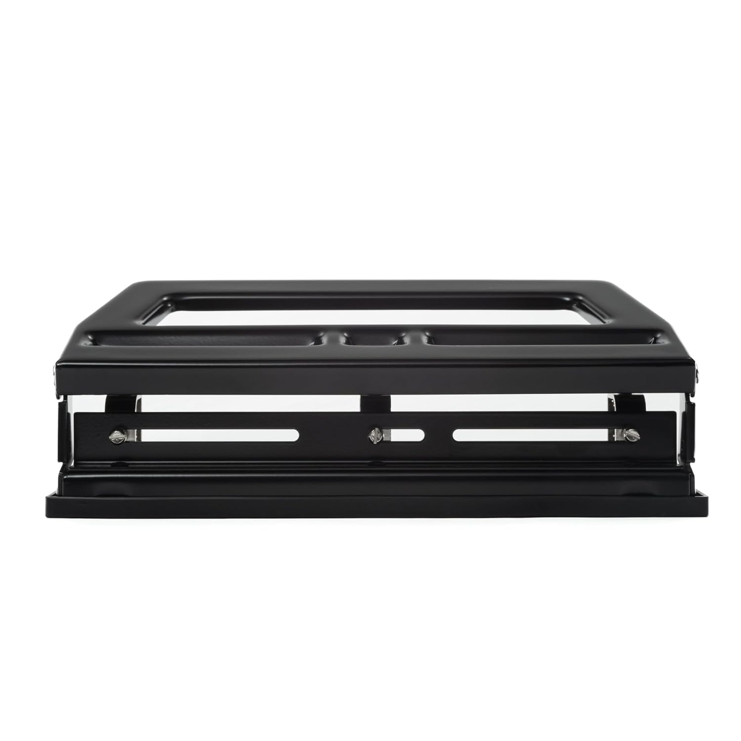 School Smart Black Steel Heavy-Duty 3 or 2-Hole Punch - 038174