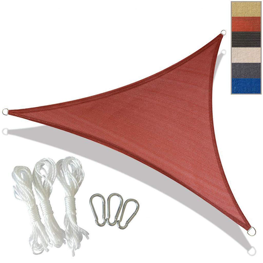 Sun Protection Sail, 13♚x13x13 Triangle Capel, Permeable UV Block, Fabric Durable Outdoor for Patio Garden Outdoor Facilities and Activities
