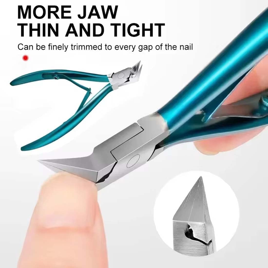 Professionelle Zehennägel für dicke eingewachsene Nägel Weite Öffnung rutschfeste lange Griff Zehennägel Cutter Trimmer,Libiyi Outfany Easylip Easy Clip, Sherum Dotmalls Outfany Easylip (3 Color)