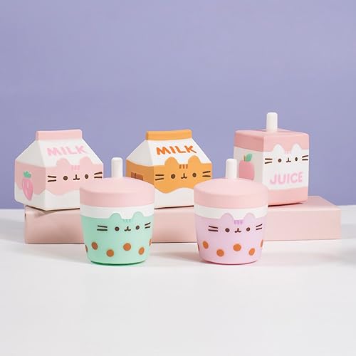 Miniatura 3 de Hamee - Lindo juguete Squishy relleno de agua de Pusheen La Gata Serie 4 Pusheen Sips Bolsa de regalo para cumpleaños, regalo para fiesta, relleno