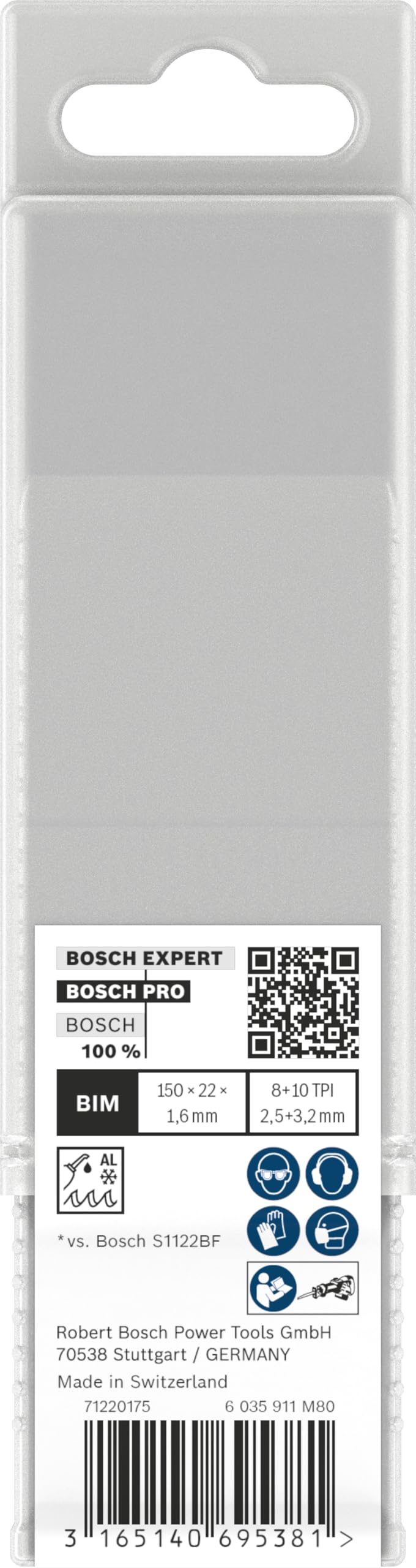 Bosch 25x PRO Thick Metal Demolition S930CF Recip Saw Blade, 1,6 x 22 x 150
