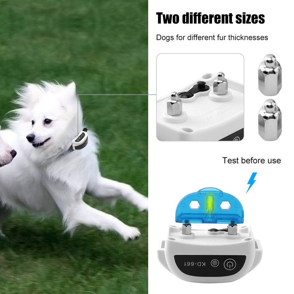 Système de clôture de Chien à Distance sans Fil étanche 1/2/3 Animaux de Compagnie 0-100 Niveau Dispositif de clôture électronique Collier de Dressage de Chien Choc électrique 661Cfor3dogs