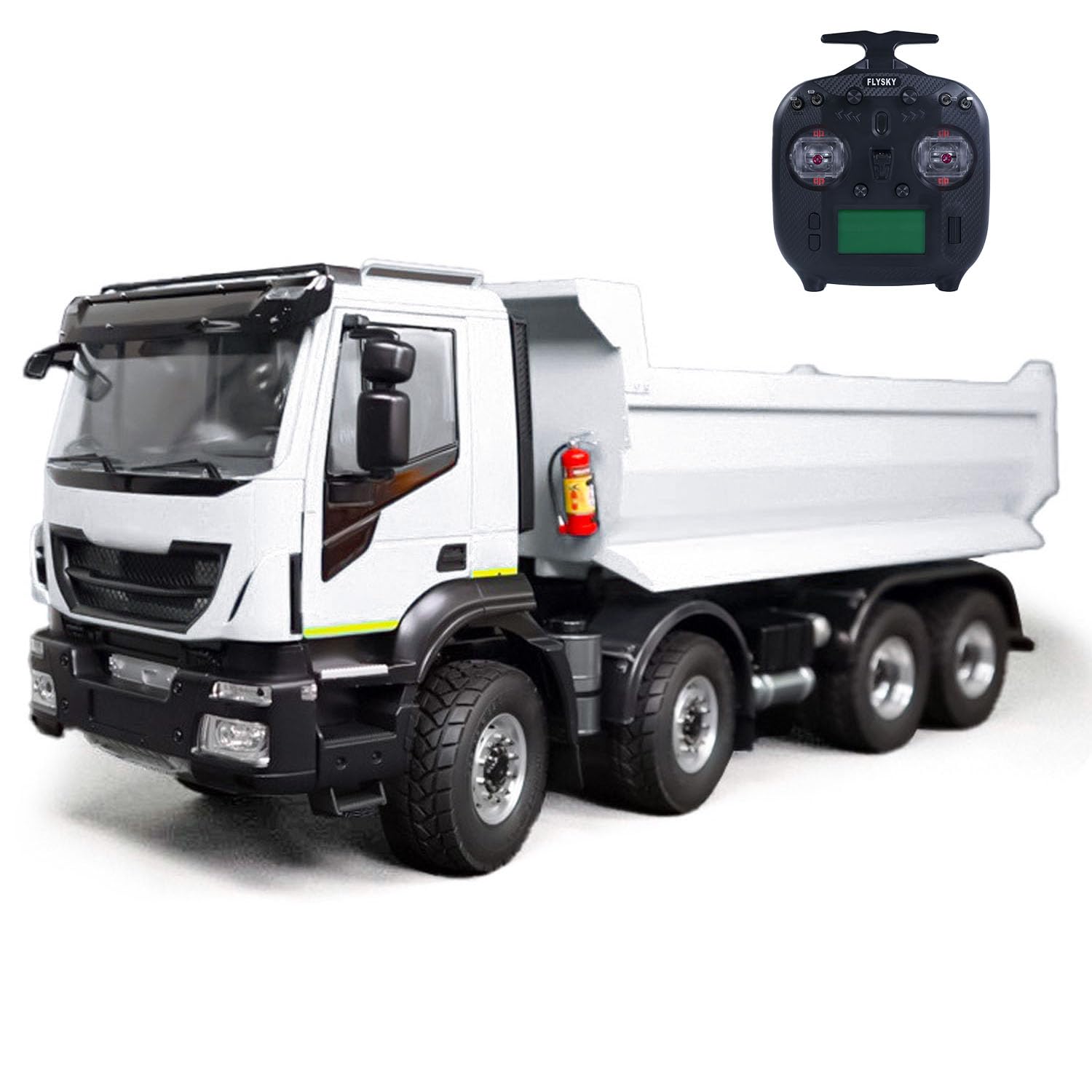 TOUCAN RC HOBBY 1 14 Metal 8X4 RC Hydraulic Dump Truck 2-Speed Remote Control Tipper Car Model