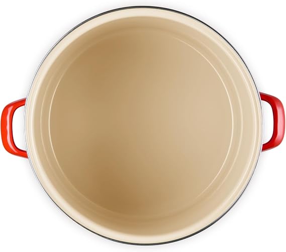 Le Creuset Enamel on Steel Traditional Stockpot, 16 qt., Cerise