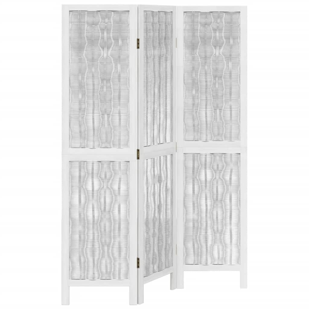 Paravents et séparateurs de pièces Screen, Cadre en bois massif de Paulownia avec couverture en saule, protecteur d'écran de confidentialité mural autoportant for chambre à coucher, salon, bureau(215