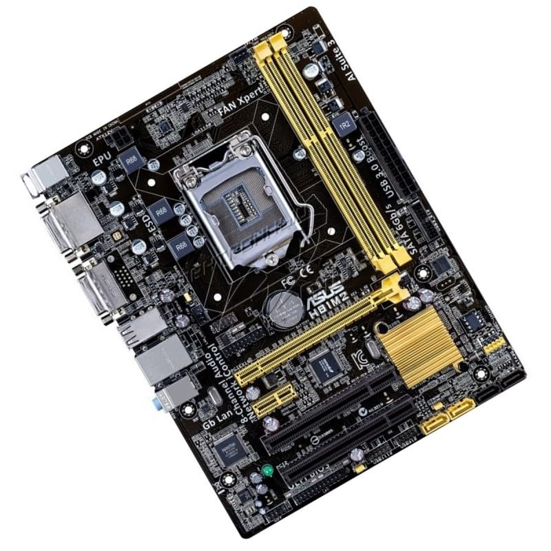 Placa base ASUS H81M2 LGA 1150 formato Micro ATX RAM DDR3 DVI-D/Divi-I