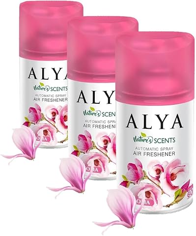ALYA Nature's Scents Magnolia - Manolya Oda Kokusu Yedek Makine Spreyi 250 ml (3 paketi)