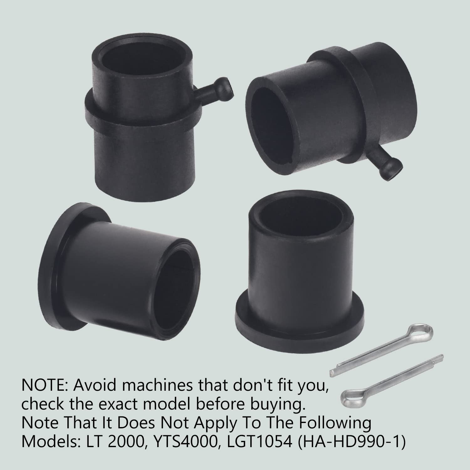 741-0990B 714-0162 741-0990 741-0516B Vorderradlagerbuchsen-Kit für Troy-Bilt MTD C-ub Cadet LT1042 LT1045 LT1046 LT1050 Rasenmäher – ersetzt 741-0516, 7 41-09 cm. 90A 741-0990B 736-04228A