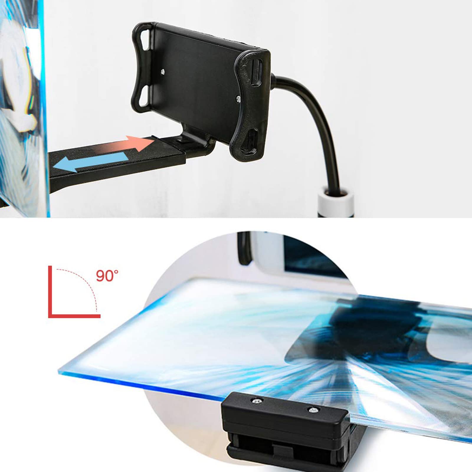 Amazon.co.jp: スマホ画面拡大鏡 スマホスクリーンアンプ 12インチ