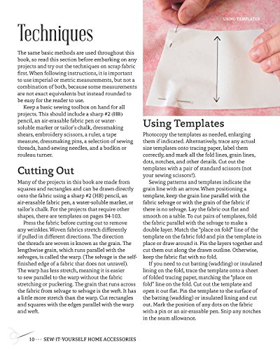 Sew-It-Yourself Home Accessories: 21 Practical Projects to Make in a Weekend (IMM Lifestyle Books) Stash-Busting Projects with Beginner-Friendly Step-by-Step Instructions & More Than 200 Color Photos - Image 4