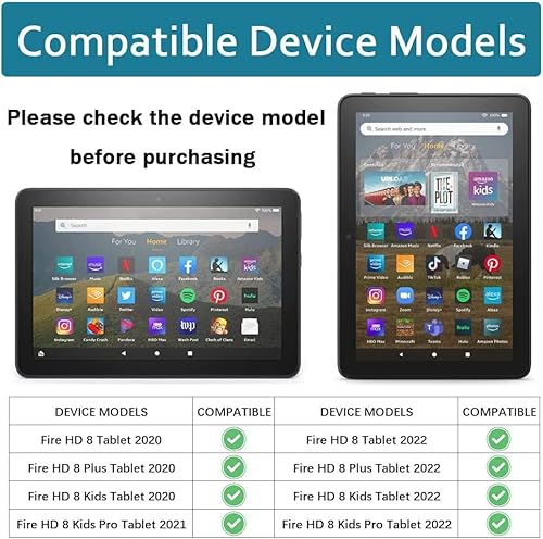 Fire Hd 8 Kids Case 2022/2020,Fire 8 Plus Tablet Case-Shreborn Kid-Proof [Kids Friendly] Case With Stand Handle For All-New Amazon Kindle Fire Hd 8 Tablet(12Th/10Th Generation, 2022/2020 Release)-Blue #TOP1