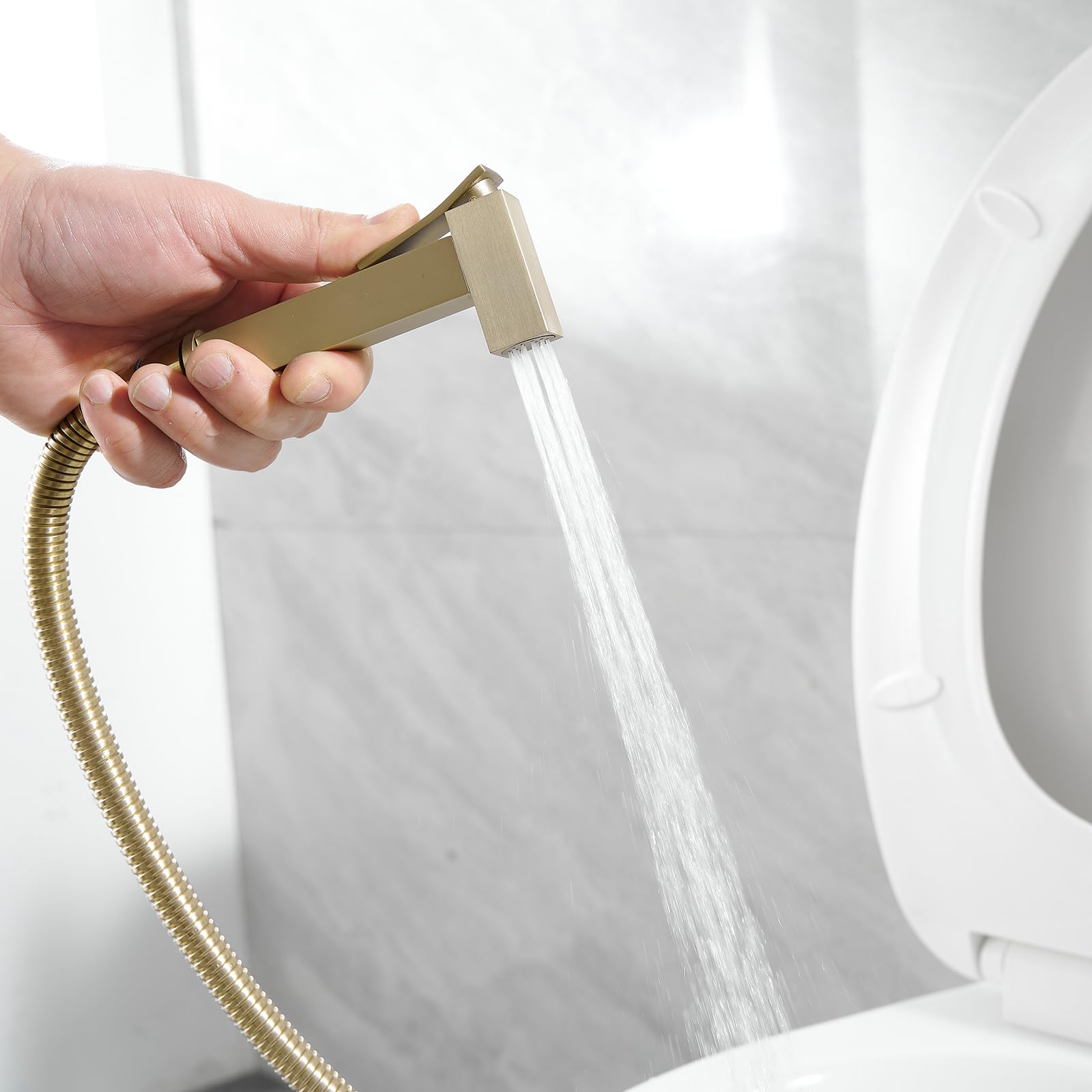 Wall Mounted Bidet Sprayer - Hot & Cold Water -5 Wall Mounted Bidet Sprayer - Hot & Cold Water -5
