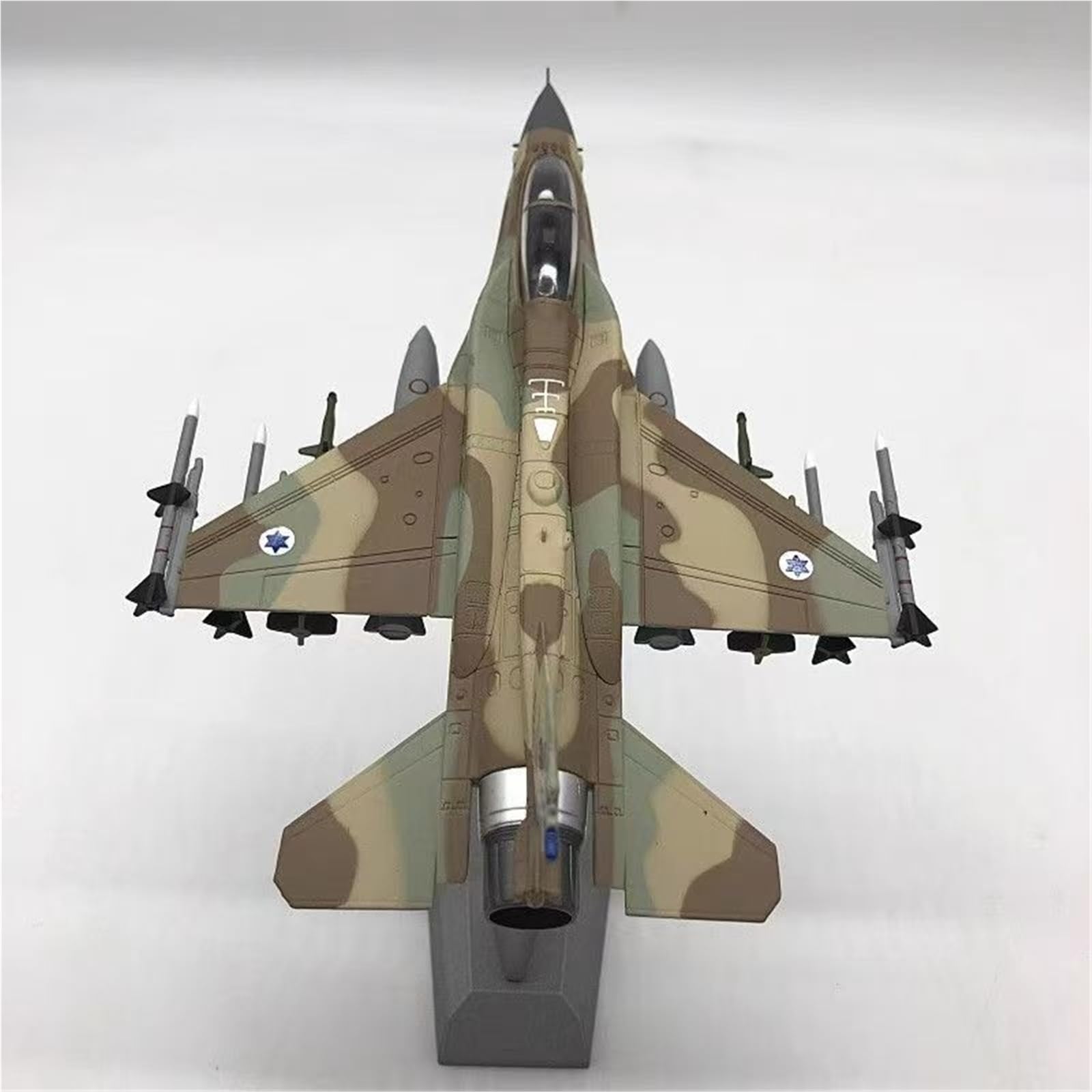 aerei a reazione Modello pressofuso dell'F-16I Storm Fighter israeliano in scala 1:72 regali per piloti