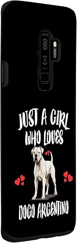 Miniatura 3 de Galaxy S9+ Just A Girl Who Loves Dogo Argentino Dog Case
