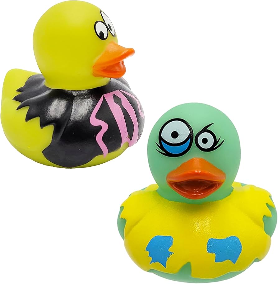 Amazon.com: 6-Pack Halloween Zombie Rubber Duck Toy Duckies for