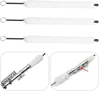 3Pcs Yootones Piccolo Cleaning Brush Swab Cleaner Tools L21mm for Piccolo Instrument