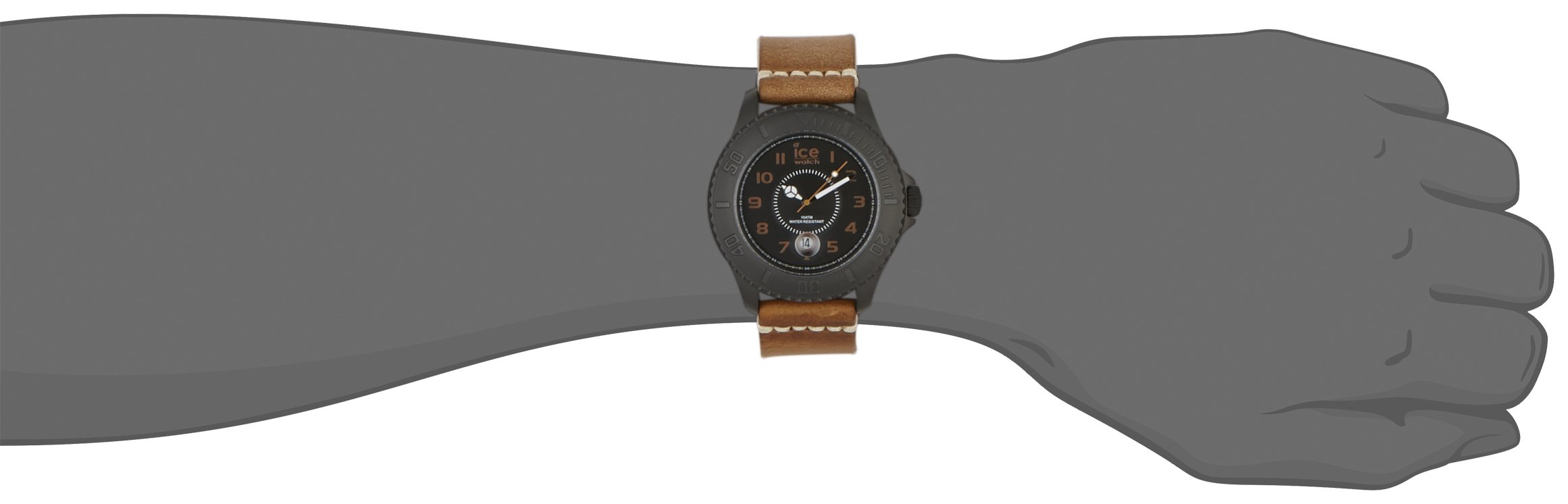 Image secondaire de ICE-WATCH - HE.LBN.BM.B.L.14 - Ice Heritage - Montre Mixte - Quartz Analogique - Cadran Marron - Bracelet Cuir Marron