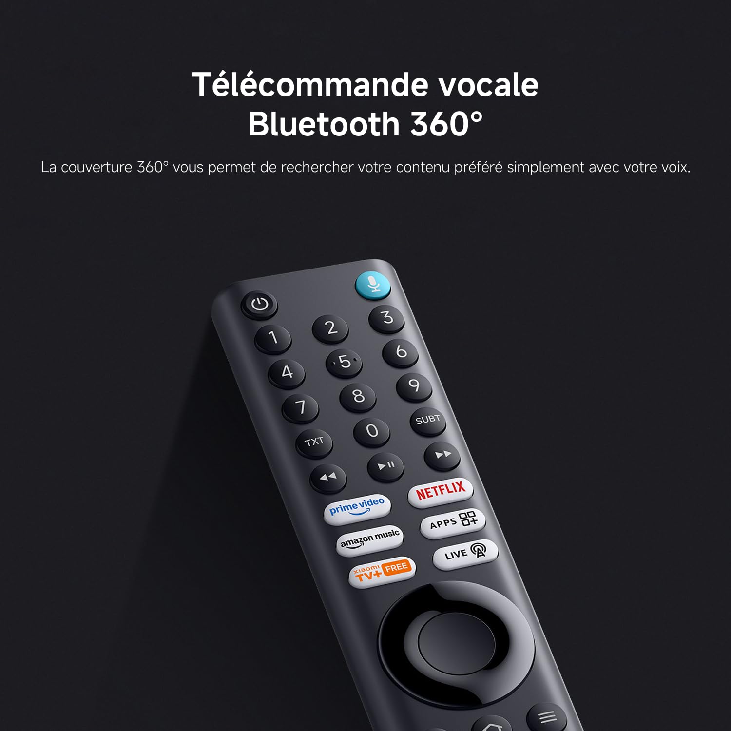 XIAOMI TV F Pro 32, 81 cm (32 Pouces), QLED, Smart TV, Fire OS7, Contrôle Vocal Alexa, Dolby Audio™, DTS Virtual:X, DTS-HD, Compatible avec Apple AirPlay