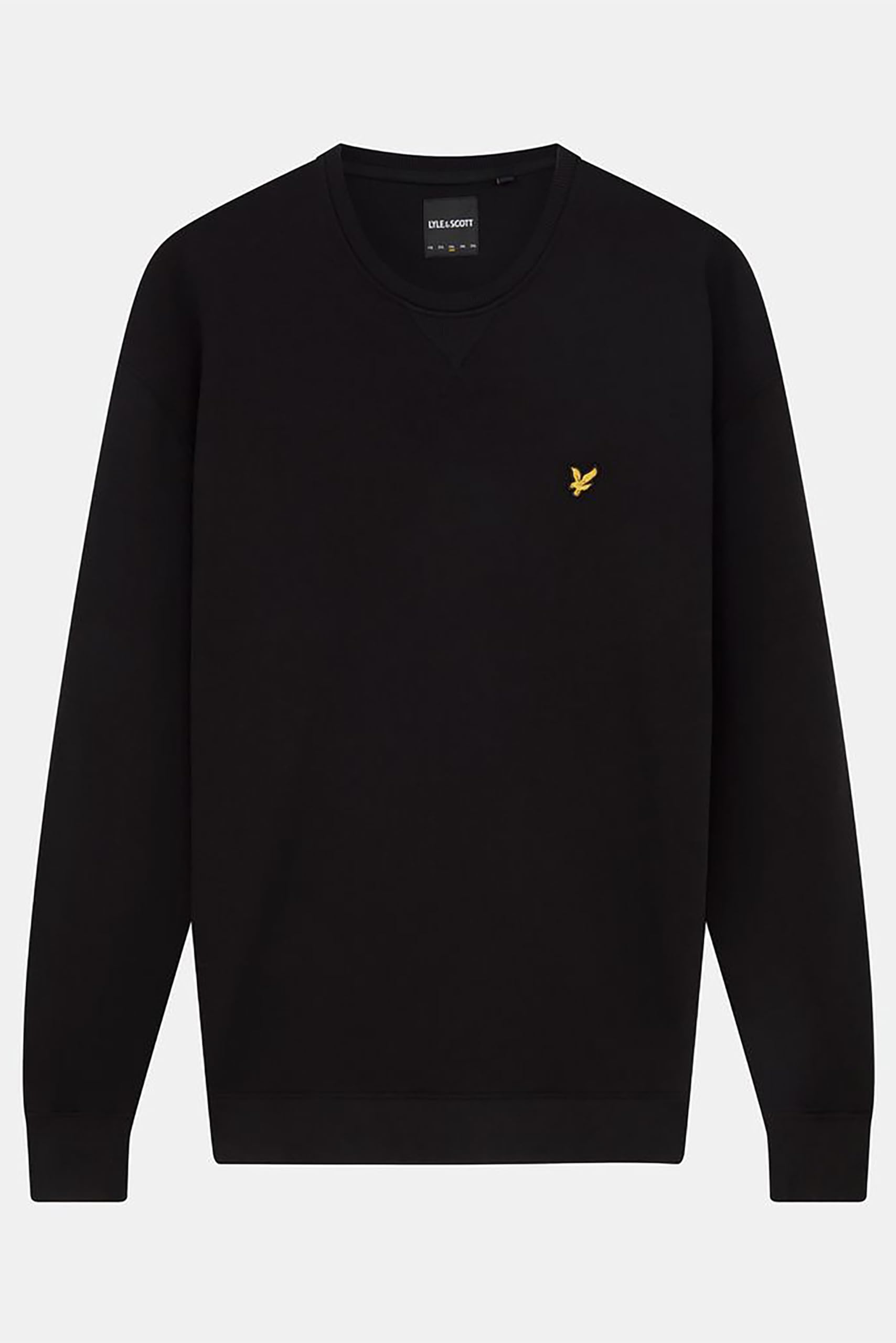 Lyle & Scott Hommes Sweat-Shirt Délavé Col Ras du Cou
