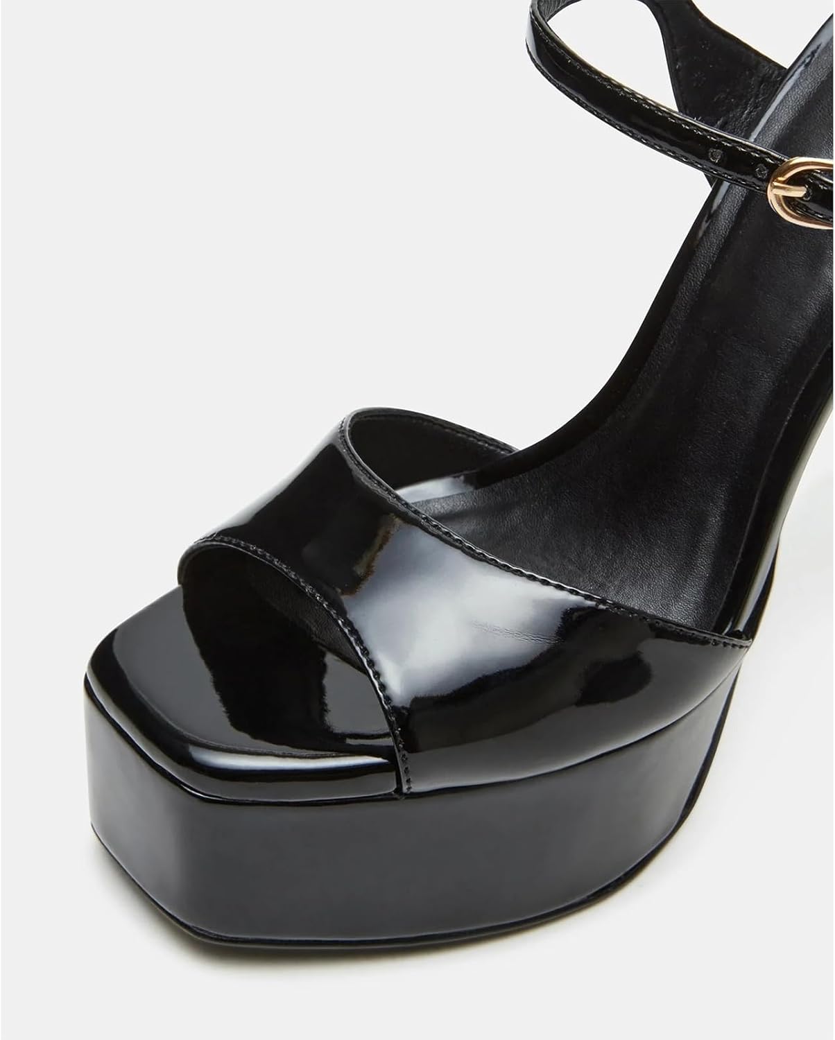 UBWDU Stiletto High Platform Heels for Women Square Open Toe Ankle Strap Heeled Sandals Prom Dress Shoes - Image 5