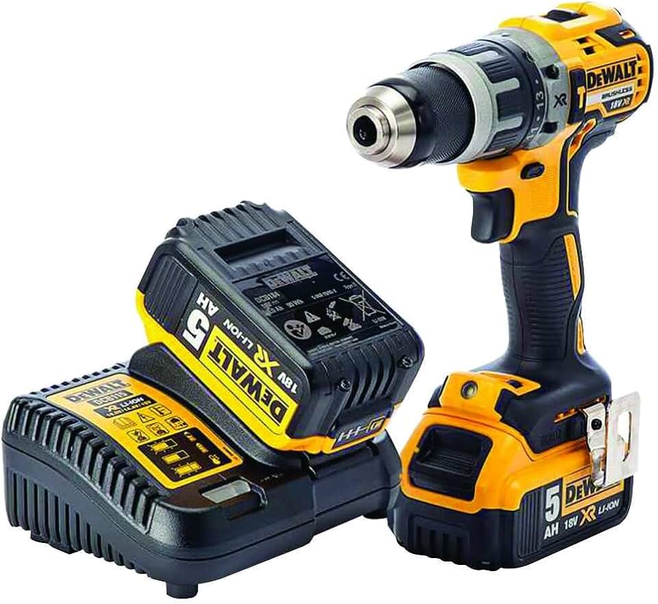 Dewalt DCD796P2-GB 18 V XR Brushless Compact Combi Drill wit