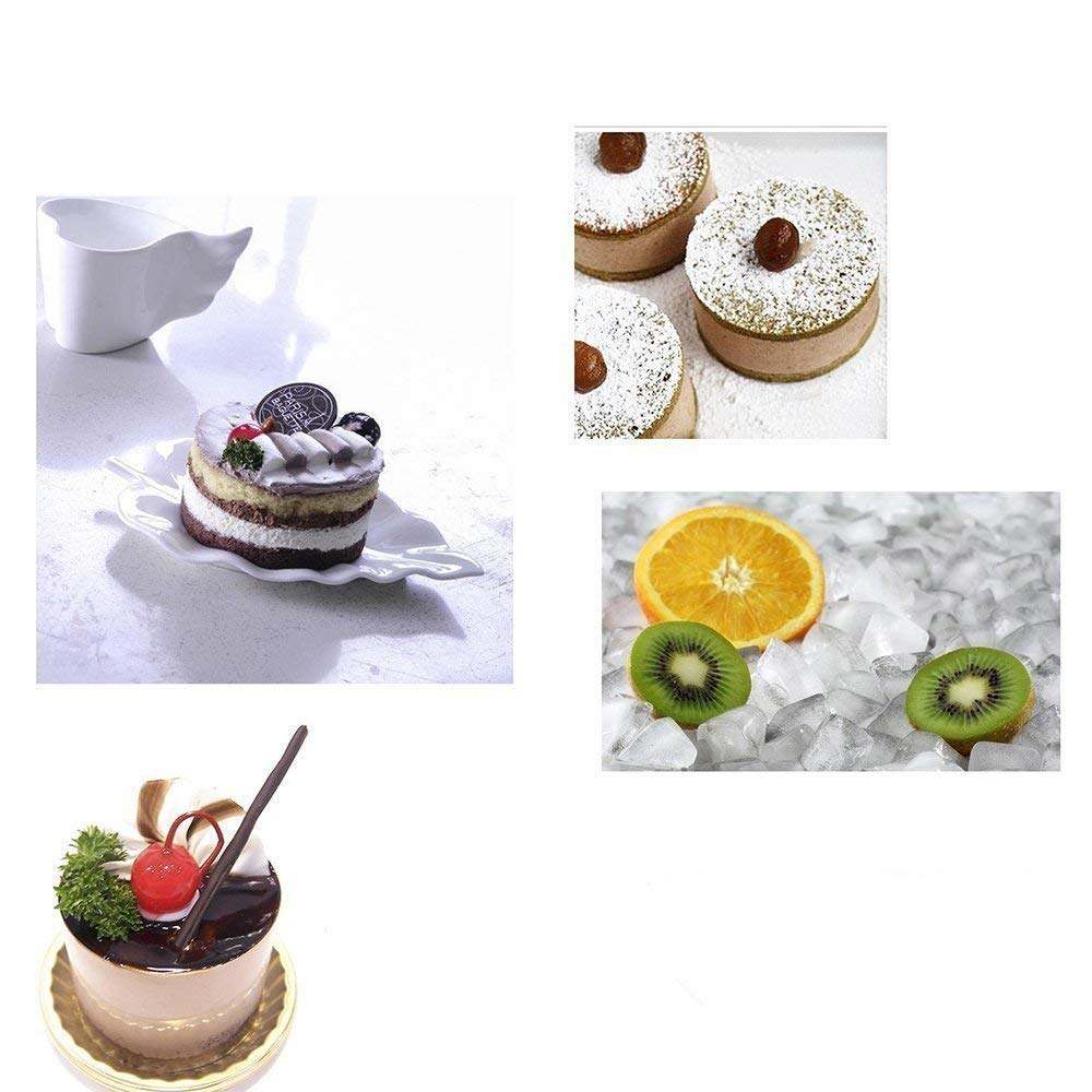 Lot De 4 Emporte-Pièces Ronds Acier Inox - 8cm + 4 Poussoirs - Pâtisserie, Terrines, Desserts