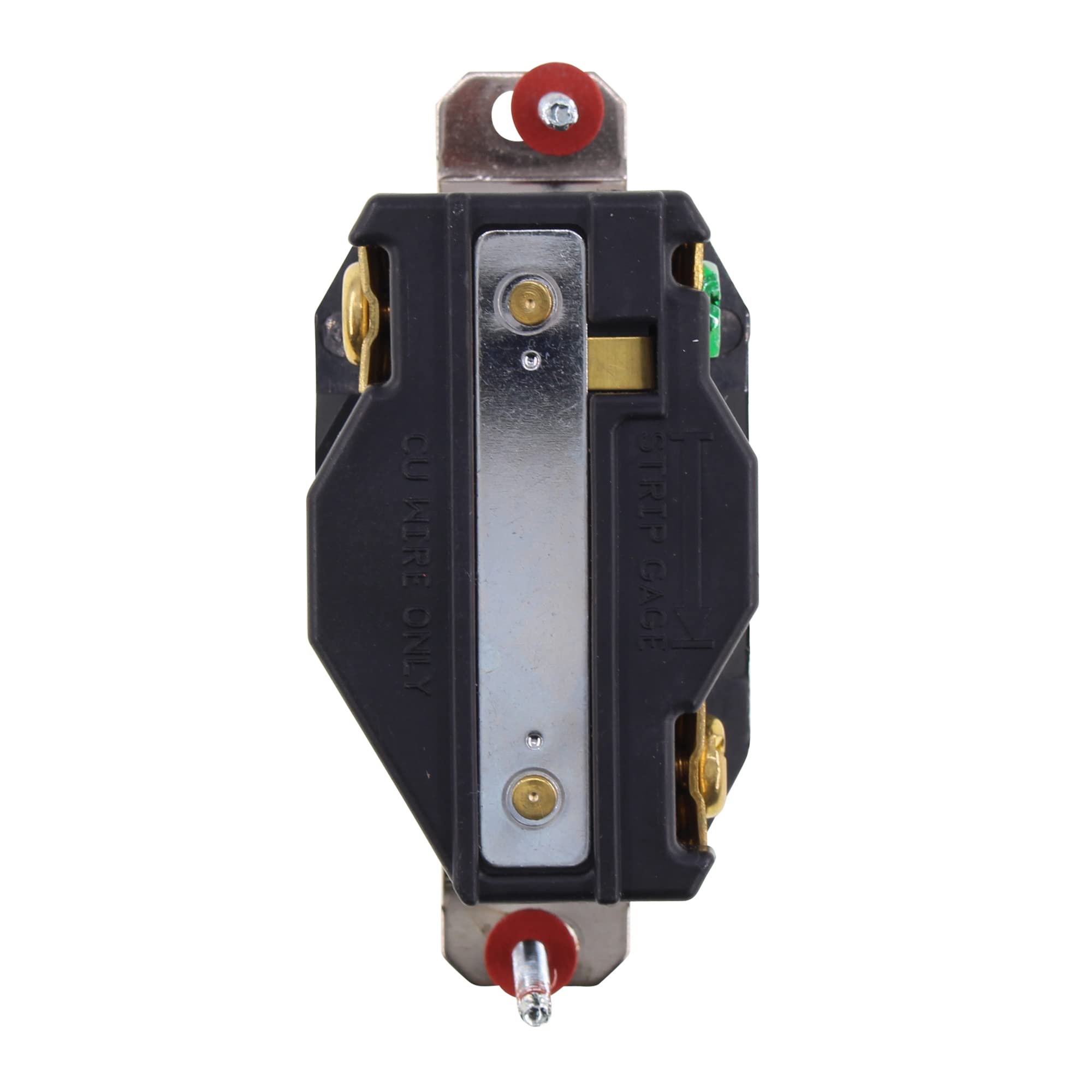 HUBBELL L6-30R 250 V, 30 AMP, Black, GROUNDING, Receptacle