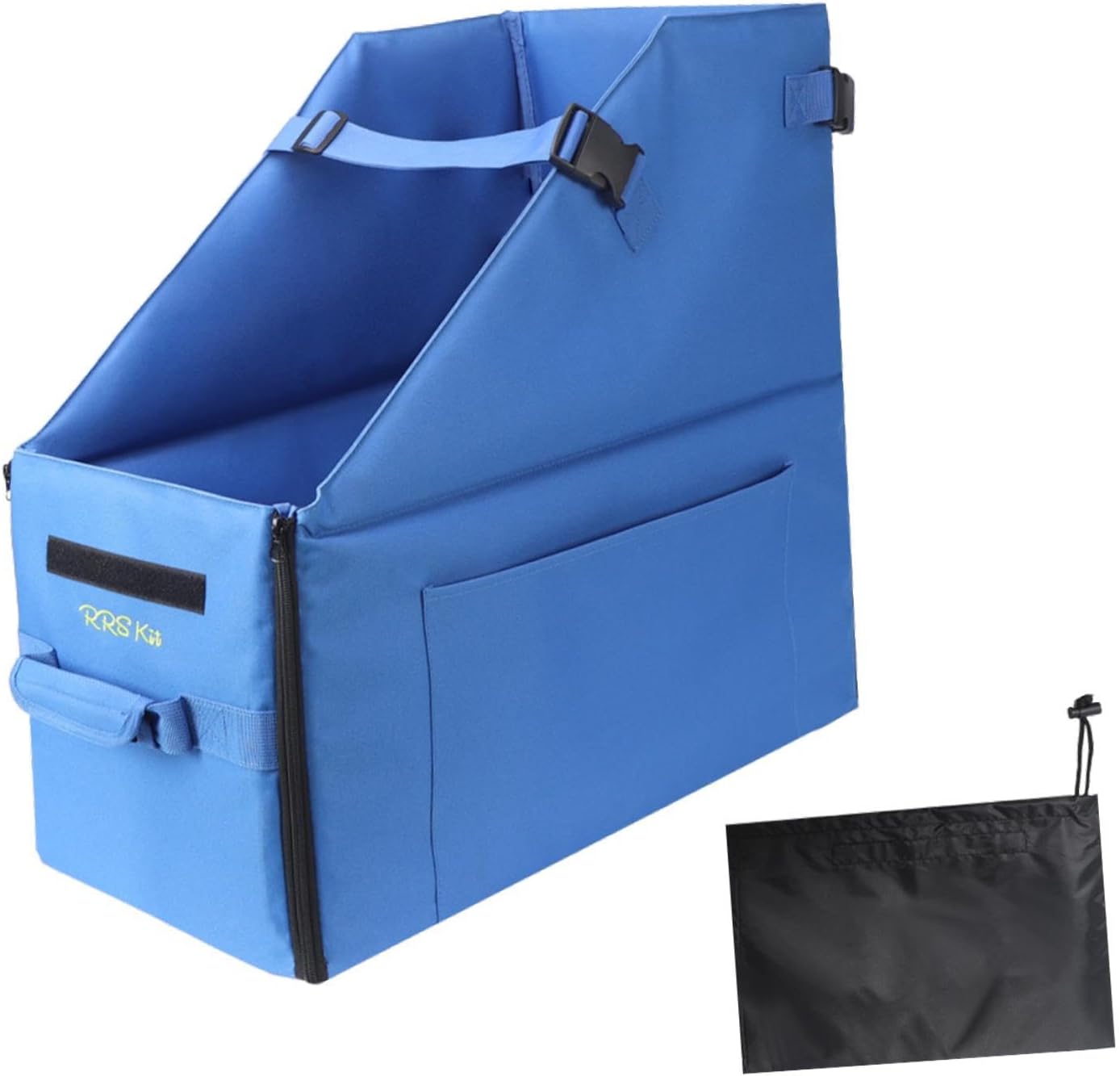 Menolana Folding Bike Storage Box,Bicycle Organizer Carrying Car Trunk Container Travel Case with Dust Cover for Trip,Cycling,Outdoor