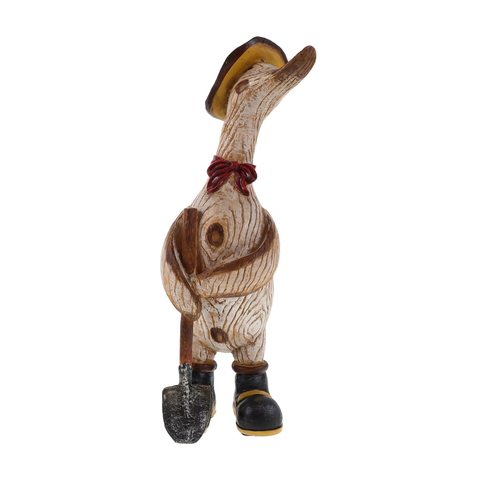 Lebensechte Entenfigur aus Kunstharz für Garten und Terrasse