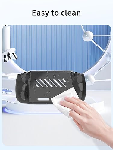 Miniatura 6 de BOVUGAC Case for RG406H Retro Handheld Game Console, TPU Soft Protective Shockproof Cover for RG406H Flip Portable Handheld Game Console--ClearBlack