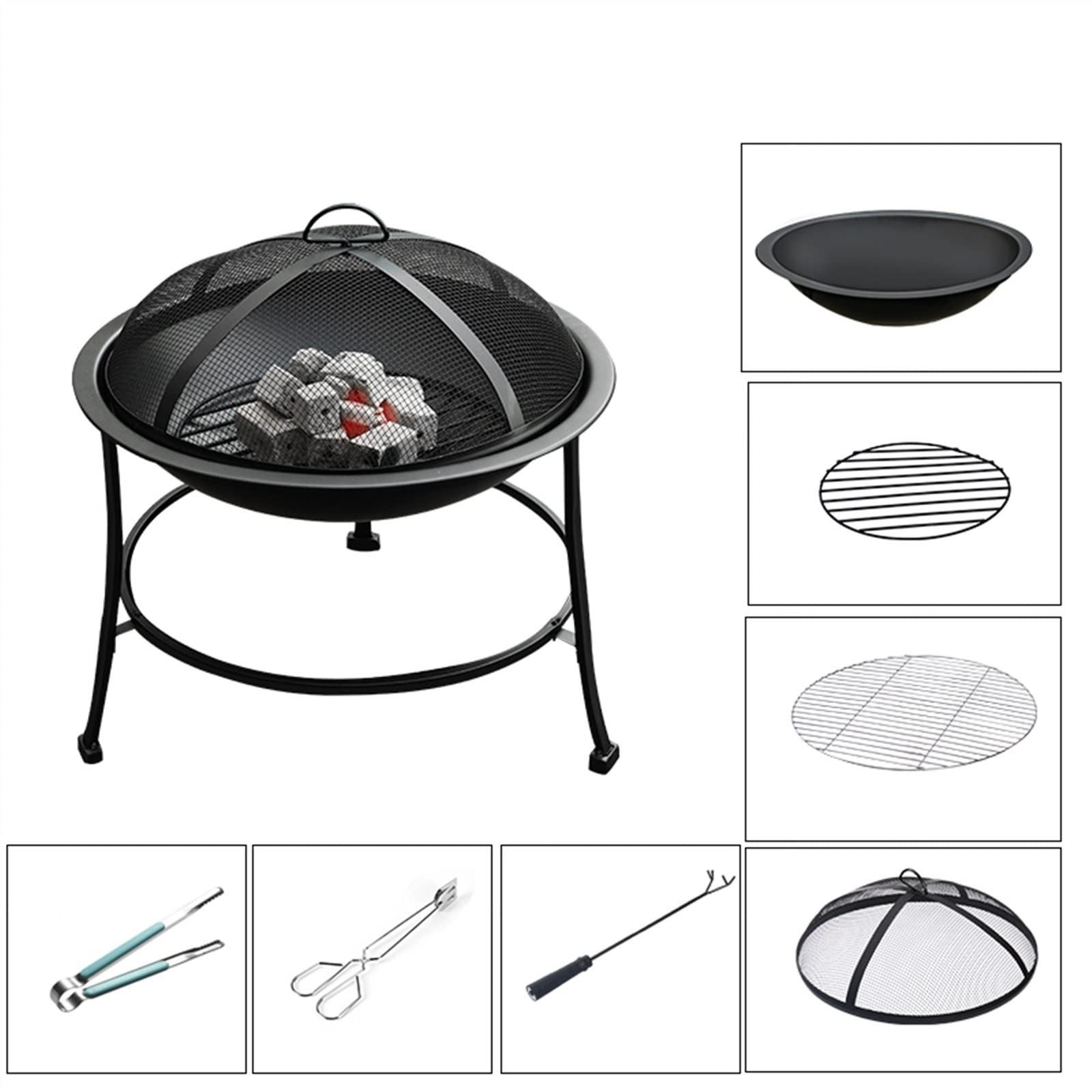 Grill Grillowy Stół do grillowania Grill Domowy węgiel drzewny Ogrzewanie Palenisko Piekarnik węglowy Zewnętrzny dziedziniec kominkowy Grill węglowy do grillowania