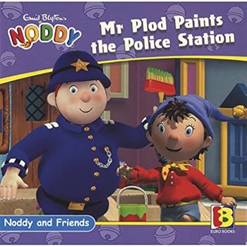 Paperback Noddy & Friend Mr Plod Paints The Police Station Book