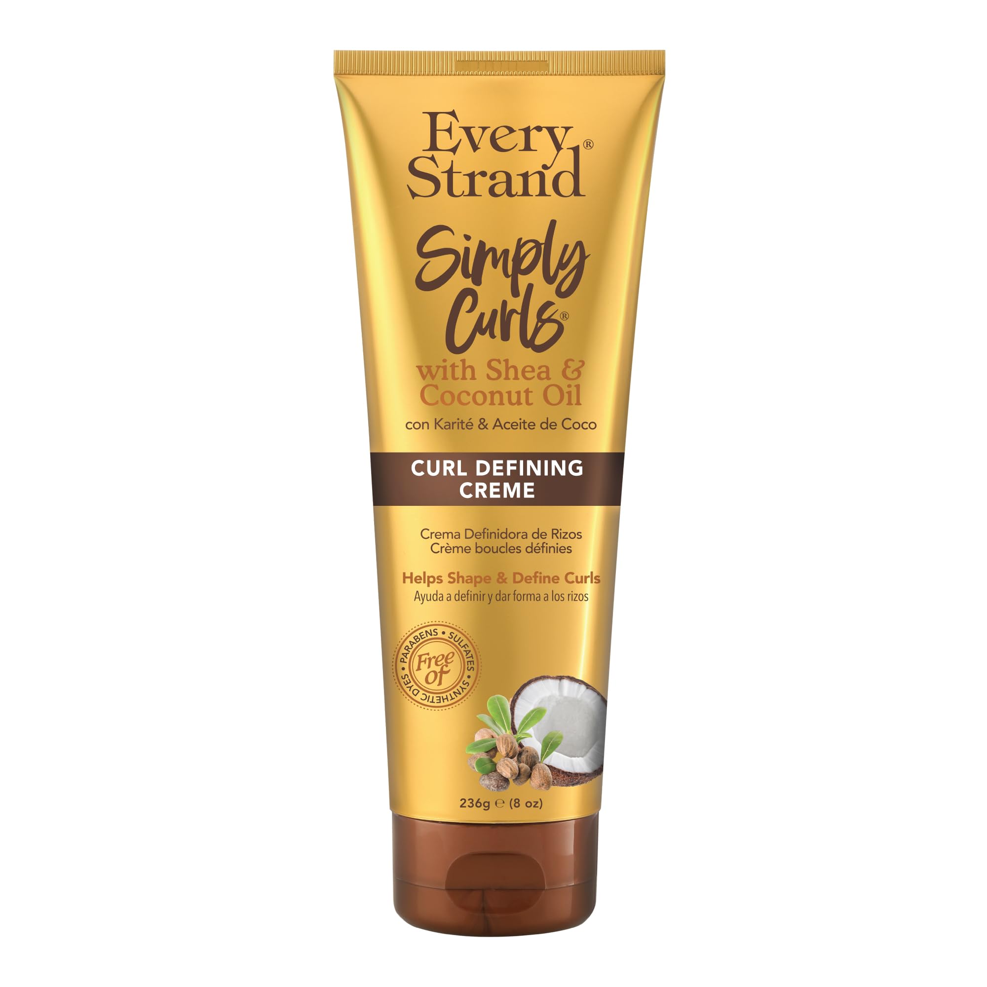 Every Strand Es Simply Curls Creme Tube 8 Ounce - Pack Quantity: 1